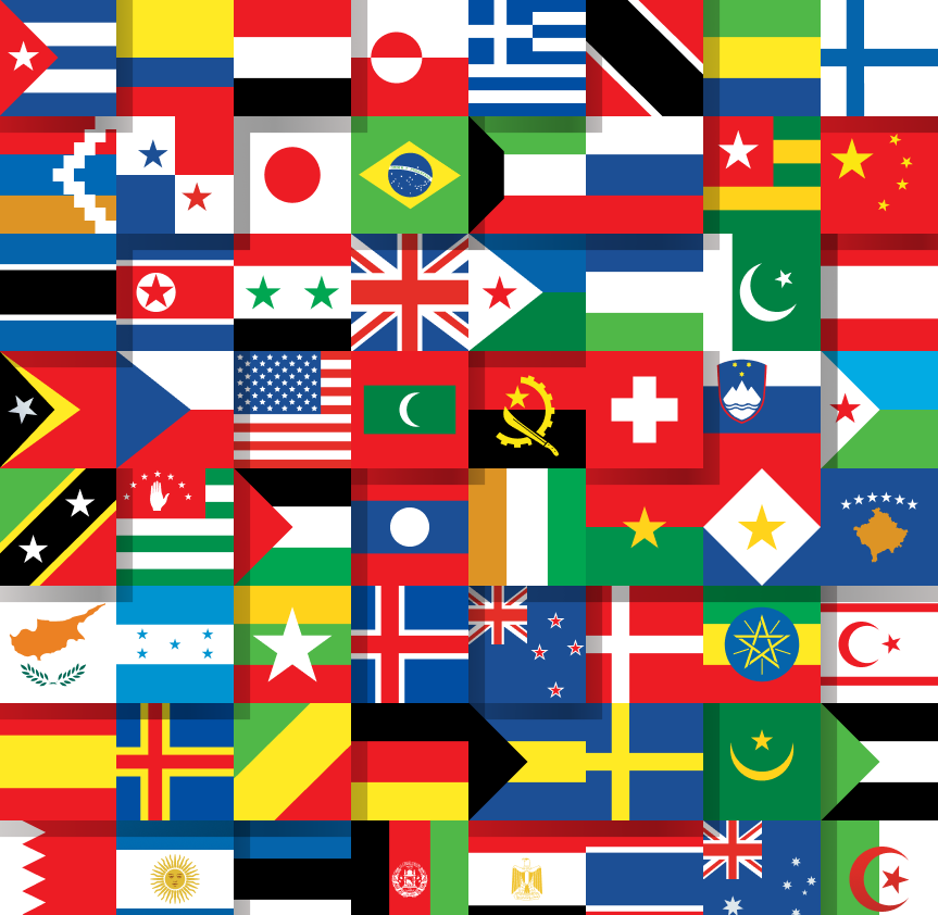 International flags