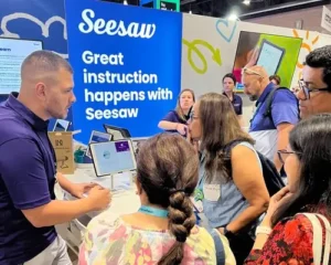 Seesaw Booth at ISTELive 2023